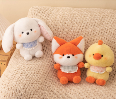 Grey Stuffed Toy